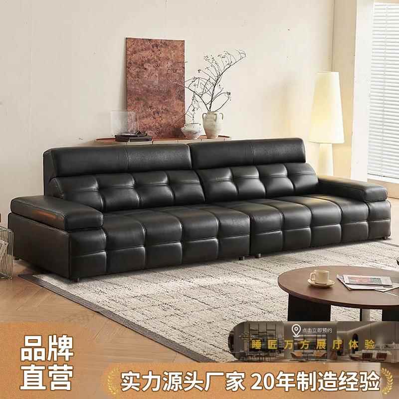 劳伦斯真皮沙发高靠背三米直排皮其它配件