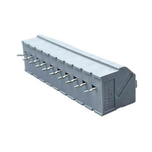 WAGO250-510PCB接线端子推压键1.5 mm²焊针间距3.5 mm10极连接器