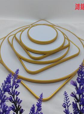 掐丝珐瑯画diy手工艺材料包套装非遗画板景泰蓝哑金包边底板