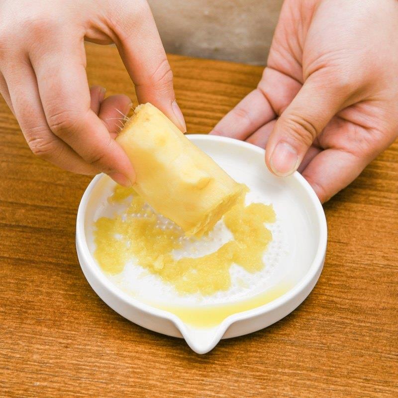 陶瓷手工磨蒜器 厨房用的姜泥蒜泥研磨工具 手动生姜磨泥神器附刷