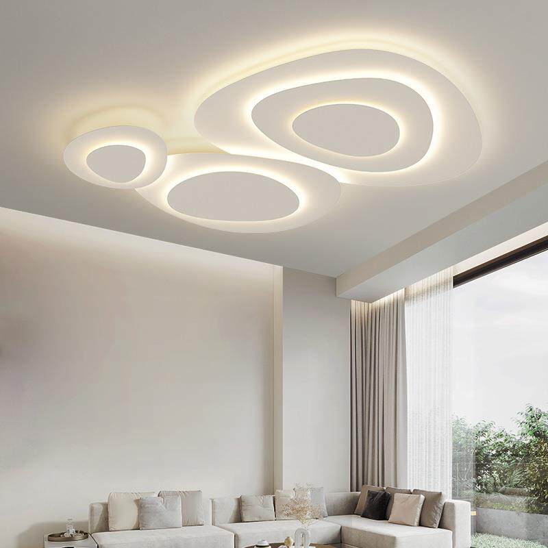客厅led灯具简约现代吸顶灯室内大厅灯创意造型家装灯具组合套餐