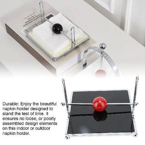 Napkin Holder For Table Square Napkin Dispenser With Center