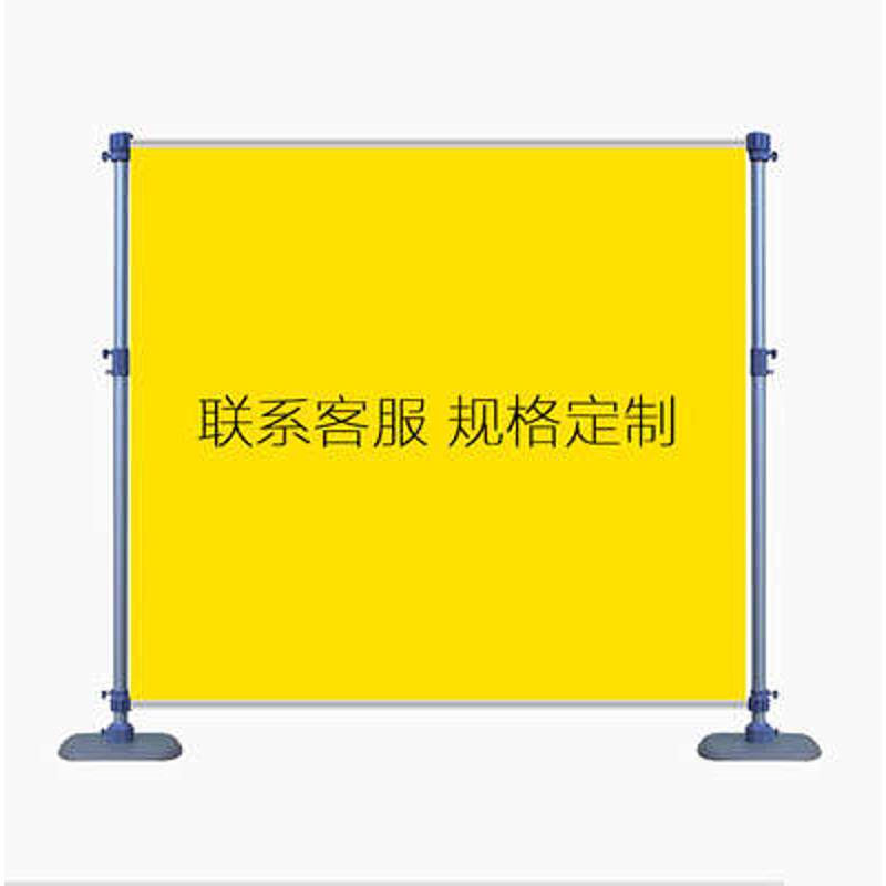 式签名立式展架节板墙展展支架伸缩落地式配件快展示架架kt可调架