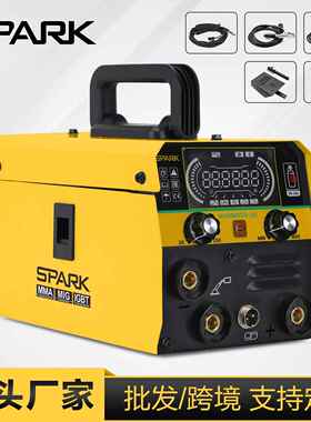 跨境搜SPARK无气二保焊电焊机家用液晶屏气保焊MIG 250