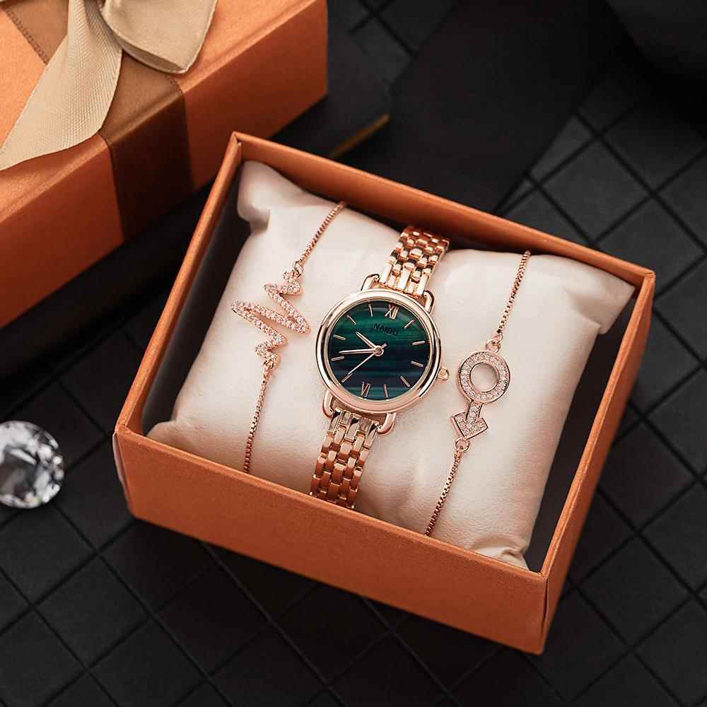 Luxury Watch Gifts for Women Earrings ring Necklace bracelet