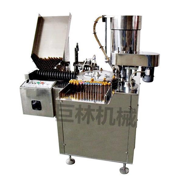 口服液灌装封口机口服液瓶灌装轧盖机自动下内塞旋盖机