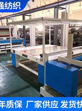 卷国强直供平台红验布卷布机布料收机IIK外液压卷机厂家验供应