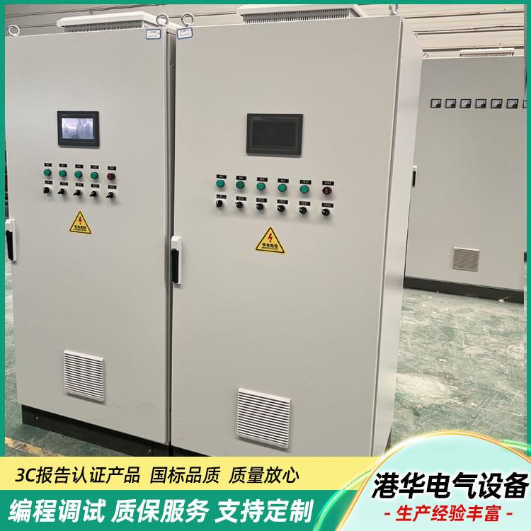 变频供水控制柜自来水无负压恒压PLC柜触摸屏无人值守恒压供水柜