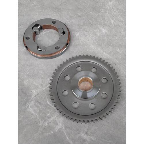 适用春风摩托车CF150NK超越离合器领跑王狒狒CF150-3起启动盘总成