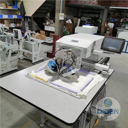 单机小型钻头双盘自动烫图烫机全自动DSC-A201电脑烫钻点钻订钻机