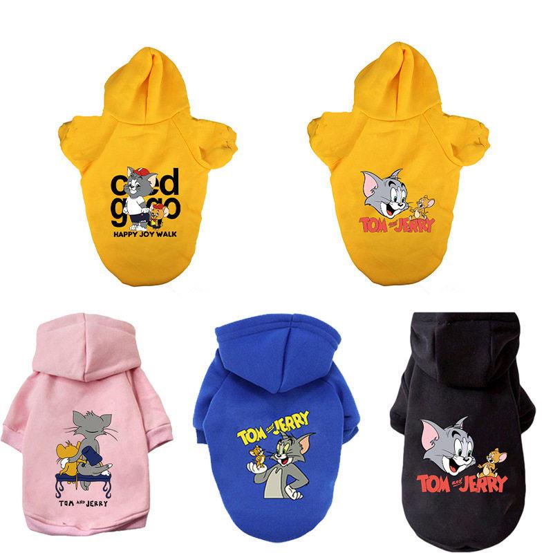 卡通宠物衣服小猫服装 狗狗加绒卫衣 秋冬保暖狗衣服中大型犬