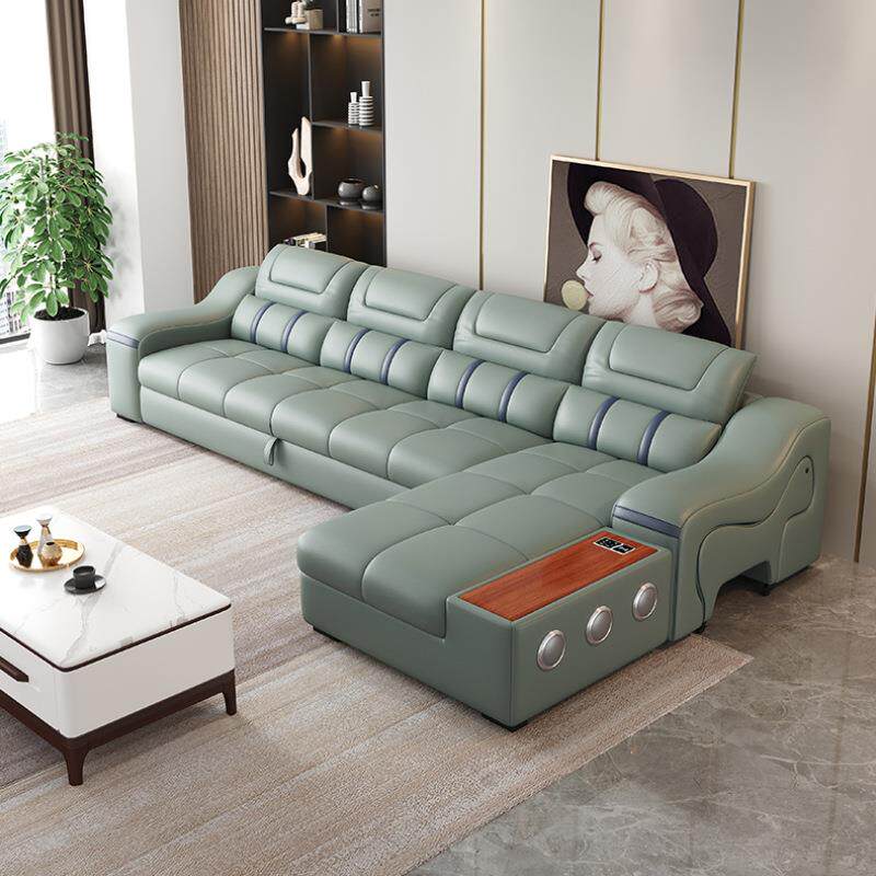 三人位贵妃储物沙发床两用客厅意式智能功能组合沙发收纳极简家具