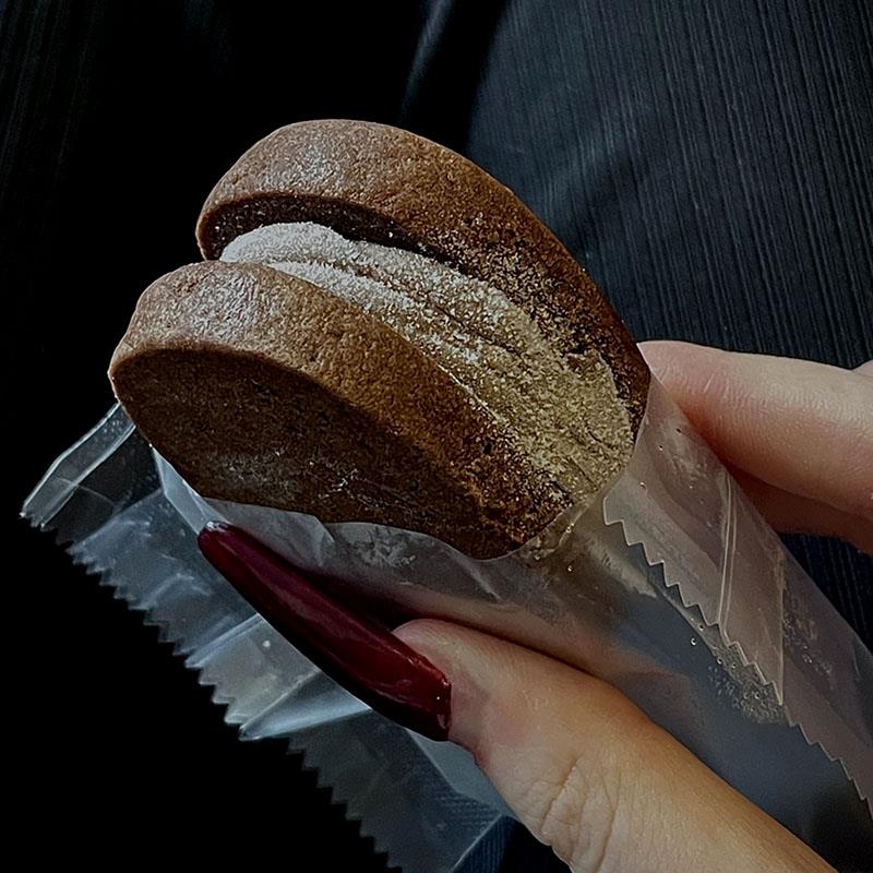 微酸酸软饼干重芝士乳酪抹茶夹心蛋糕冻吃3天尽快食用抹茶不加冰