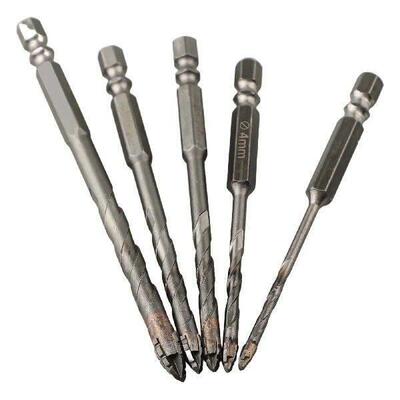 Eccentric Drill Bit Set of 5 Perfect for Drilling Glass