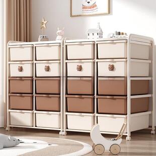 家儿童玩具收客纳柜子书架置物架婴儿用卧室宝宝JTO落地厅储物收