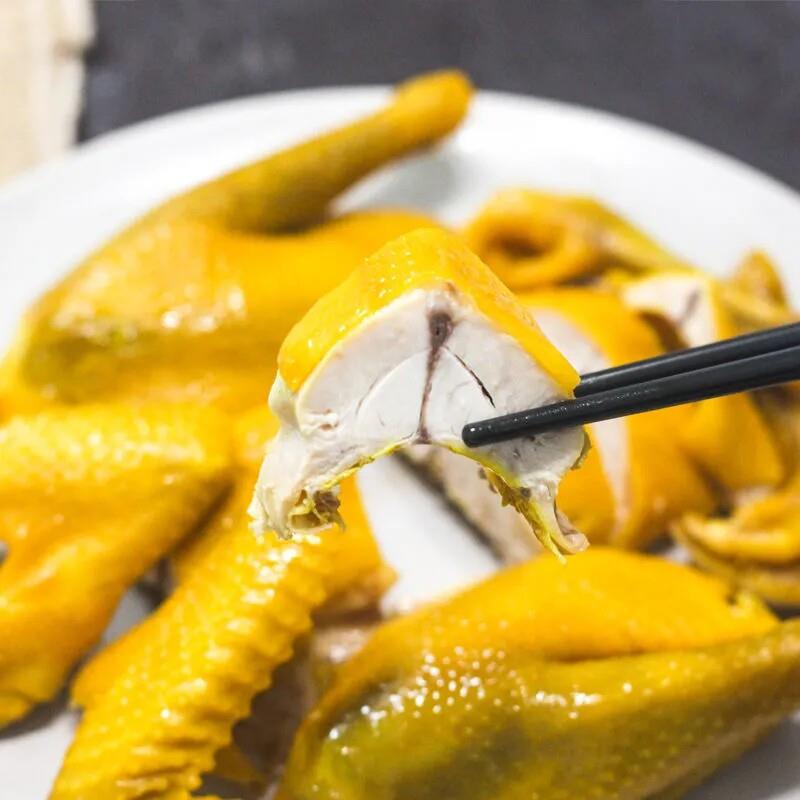 现货正宗盐焗鸡整祇手撕鸡白切鸡熟食广味盐焗鸡独立真空包装外脆