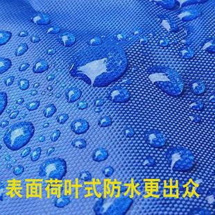 2024电动踏板摩托车雨衣单人双人加大加厚长款 防水牛津布雨披薇妍