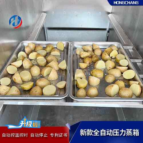生温熟分区压控力蒸箱 全自130动控时 开前后门商用蒸房