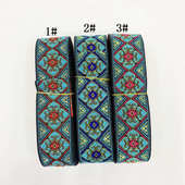 汝蝶3.3cm民族花边电脑提花织带苗族少数民族服装 辅料热卖