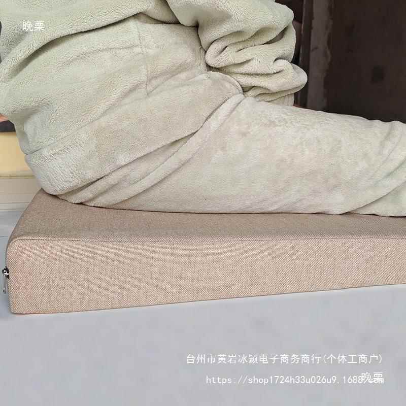 前麦太保薄后厚坐垫木斜头实木老硬式沙发垫面高斜坡椅子低海垫垒