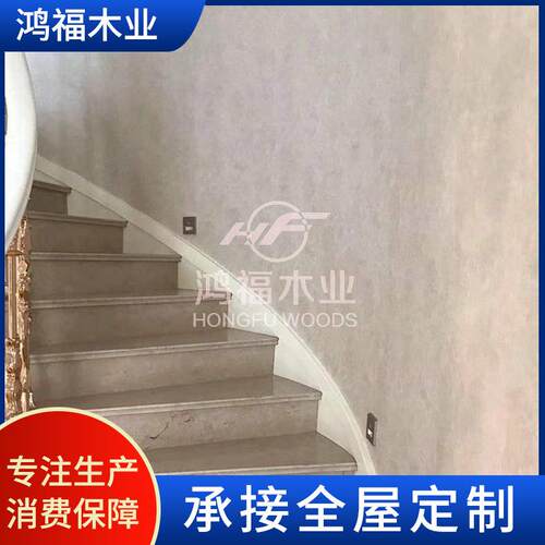 家用双梁玻璃旋转楼梯钢结构旋转楼梯别墅阁楼旋转楼梯