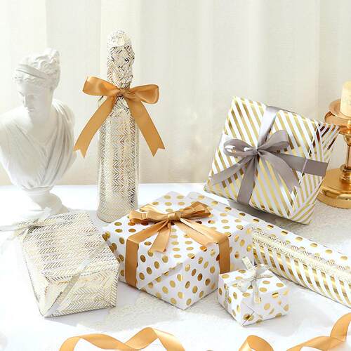 gift wrapping paper roll present wrapper大尺寸礼物包装纸高级