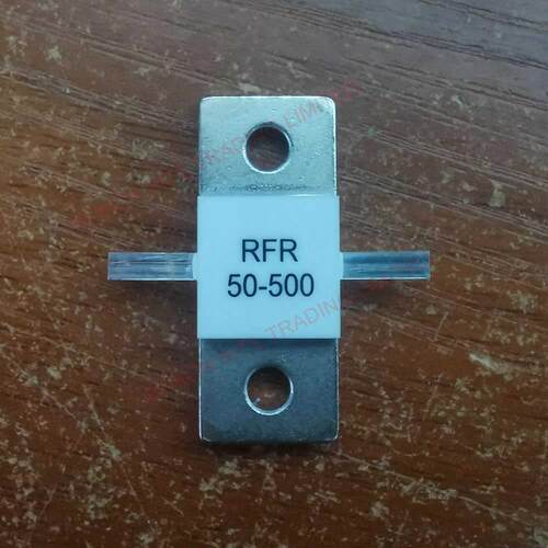 500瓦特50欧姆双引线法兰RFR50-500高频微波电阻500W50Ω负载电阻
