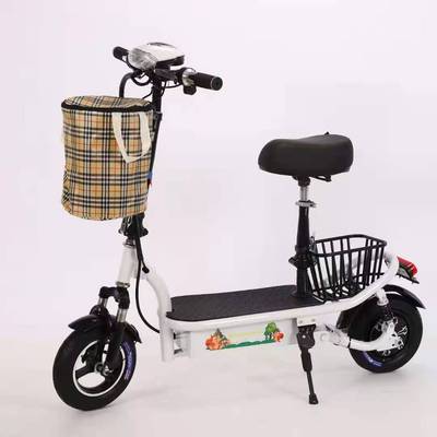 成人电动自行车便携式成人两轮代步车可折叠可电动自行车滑板车