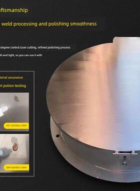 可锁防盗不锈钢人孔盖方形圆形家用装饰污水人孔盖排水盖水篦子