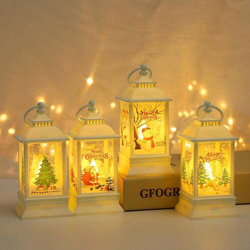 christmas snowman Elk hand light Christmas tree pendant 挂件