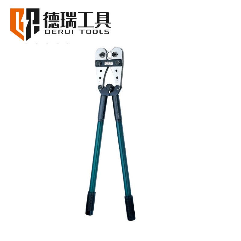 德瑞工具H手X-245B型大Y.O57端子压著钳缩柄伸端子压接钳