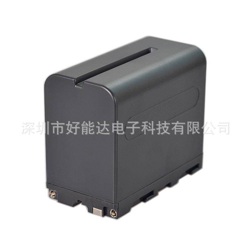 NP-F970 LED补光灯锂电池直播摄影外拍监视器图传F960通用半解码