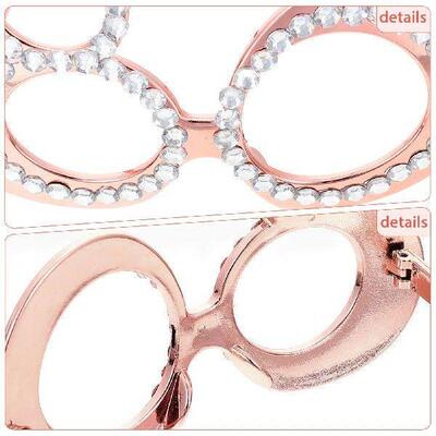 Birthday Party Glasses PC Material Lightweight Frame