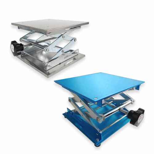 不锈钢铝氧化升降台小型手动升降平台实验室用10cm15cm20cm25cm30