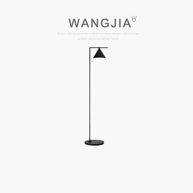 北欧极简设计师别墅大理石装饰落地灯后现代创意茶几客厅落地灯