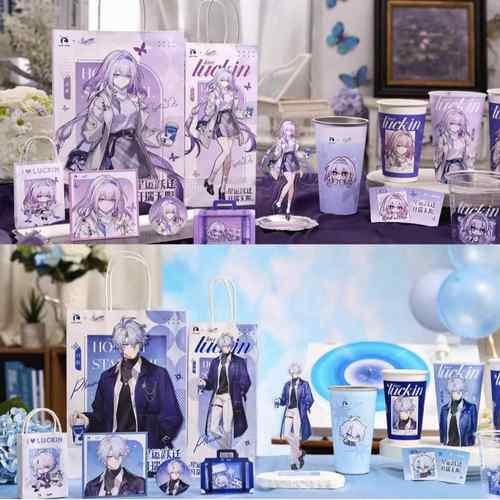 崩坏星穹铁道联名周边白厄遐蝶亚克力立牌吧唧高颜值动漫收藏周边