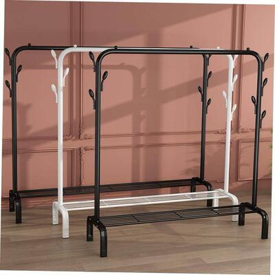 POPHEKO 12 Hook Hanging Pole Rack Clothes Hanger Coat stand