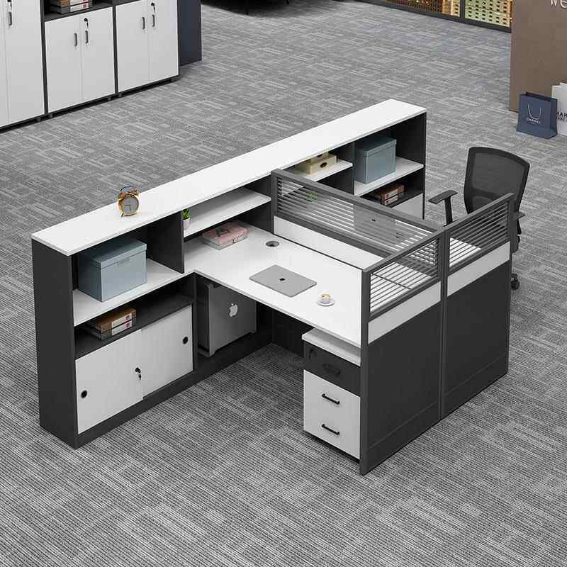 新款直销办公家具办公桌椅组合简约现代员工位屏风职员办公桌子办