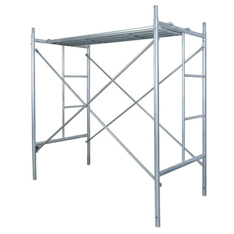 梯形脚手架批发工地施工加厚移动脚手架装修用活动镀锌梯形脚手架