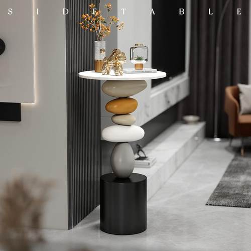 石来运转高档艺术客厅大型轻奢落地摆件创意电视柜旁边家居装饰品