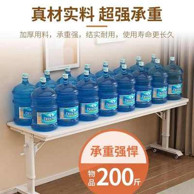 实木升降跨床桌床边靠墙工作台长桌床上可移动书桌懒人床头电脑桌