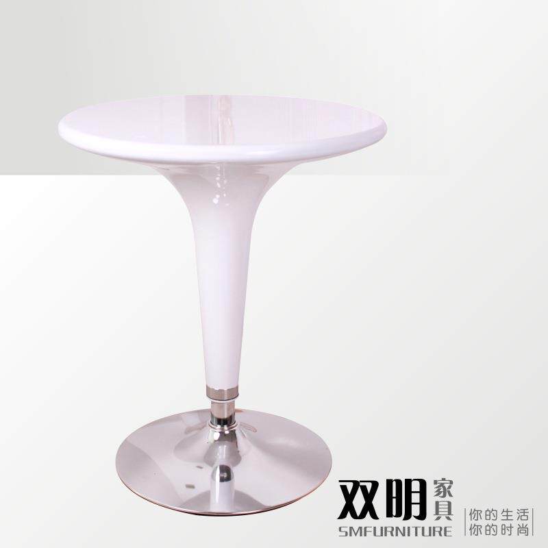 时尚酒吧桌ABS塑料吧台桌相亲桌洽谈桌升降电脑桌小圆桌