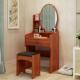 网红梳妆约台你卧室迷小间户型房558现代简化妆桌多功能化妆台抽