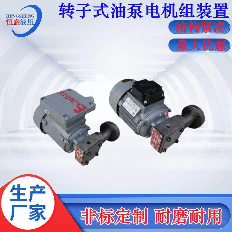 拿样加工小流量防爆ZCB-0.81.21.5ZCB-2.5转子式油泵电机装置