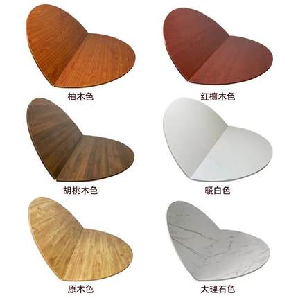 1..桌面圆形6大圆8米酒店折叠10家用人转盘餐桌面实木圆台纯米木1