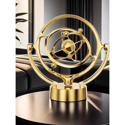 新款创意个性永动机仪天体宇宙摆件旋转牛顿摆家居客厅办公装饰品