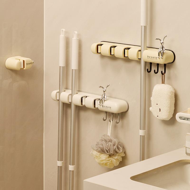 自主设计卫生间奶油挂门置物架