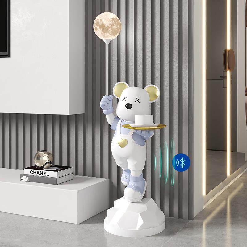 轻迁奢网红暴力熊客厅SKD6028S落地摆件电视大柜沙发旁边软装饰品