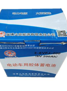火炬铅酸蓄电池3-DG-230动力型6V230Ah电动观光车 电动升降平台