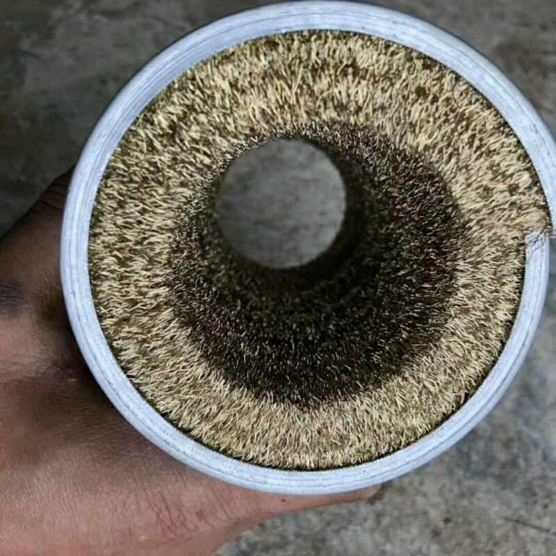大成真材实料精益求精供应工业磨尖丝毛刷 弹簧猪鬃刷 缠绕钢刷